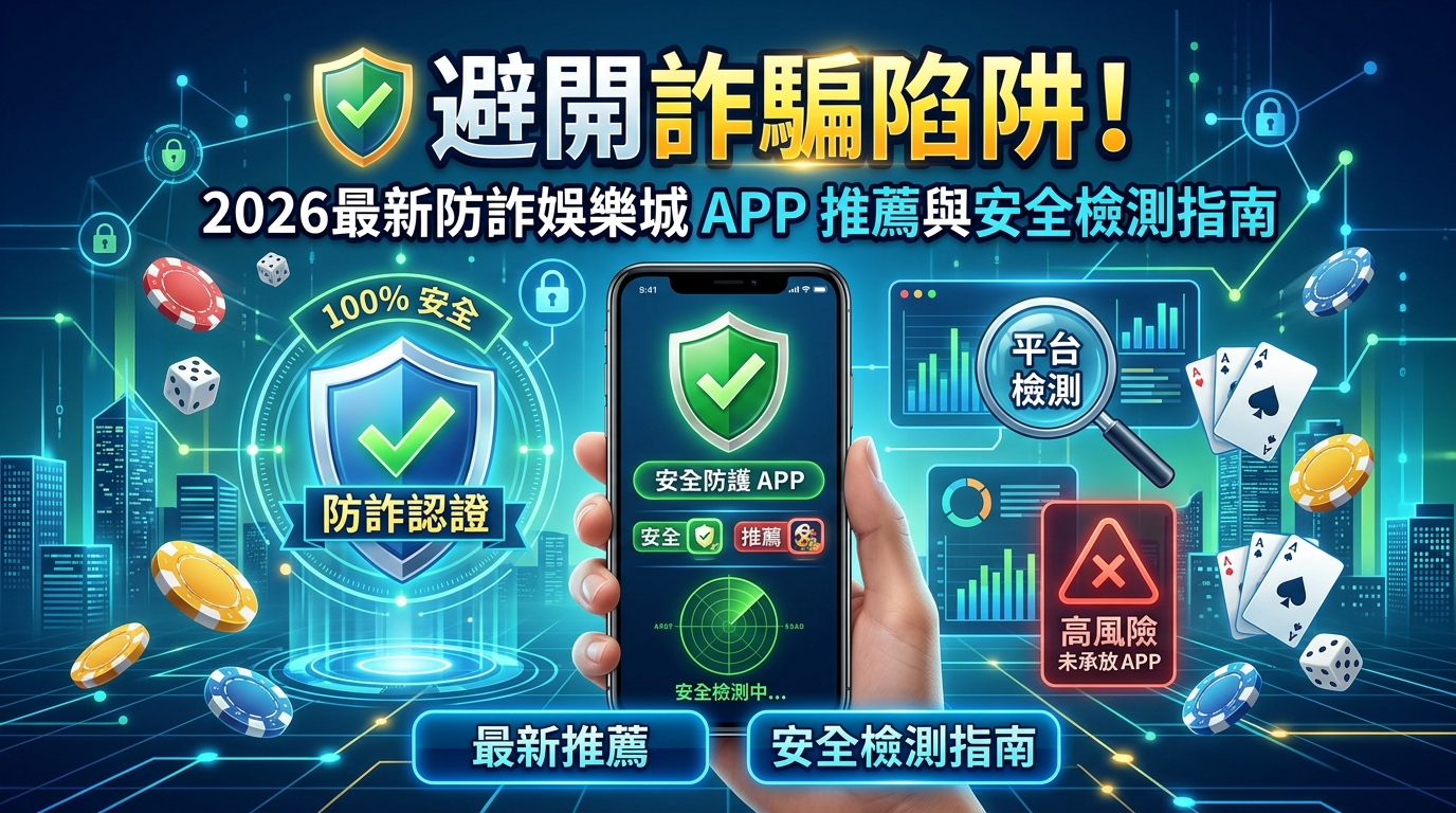 避開詐騙陷阱！2026最新防詐娛樂城APP推薦與安全檢測指南