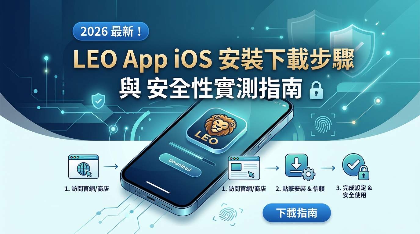 LEO App iOS 安裝下載與驗證步驟說明