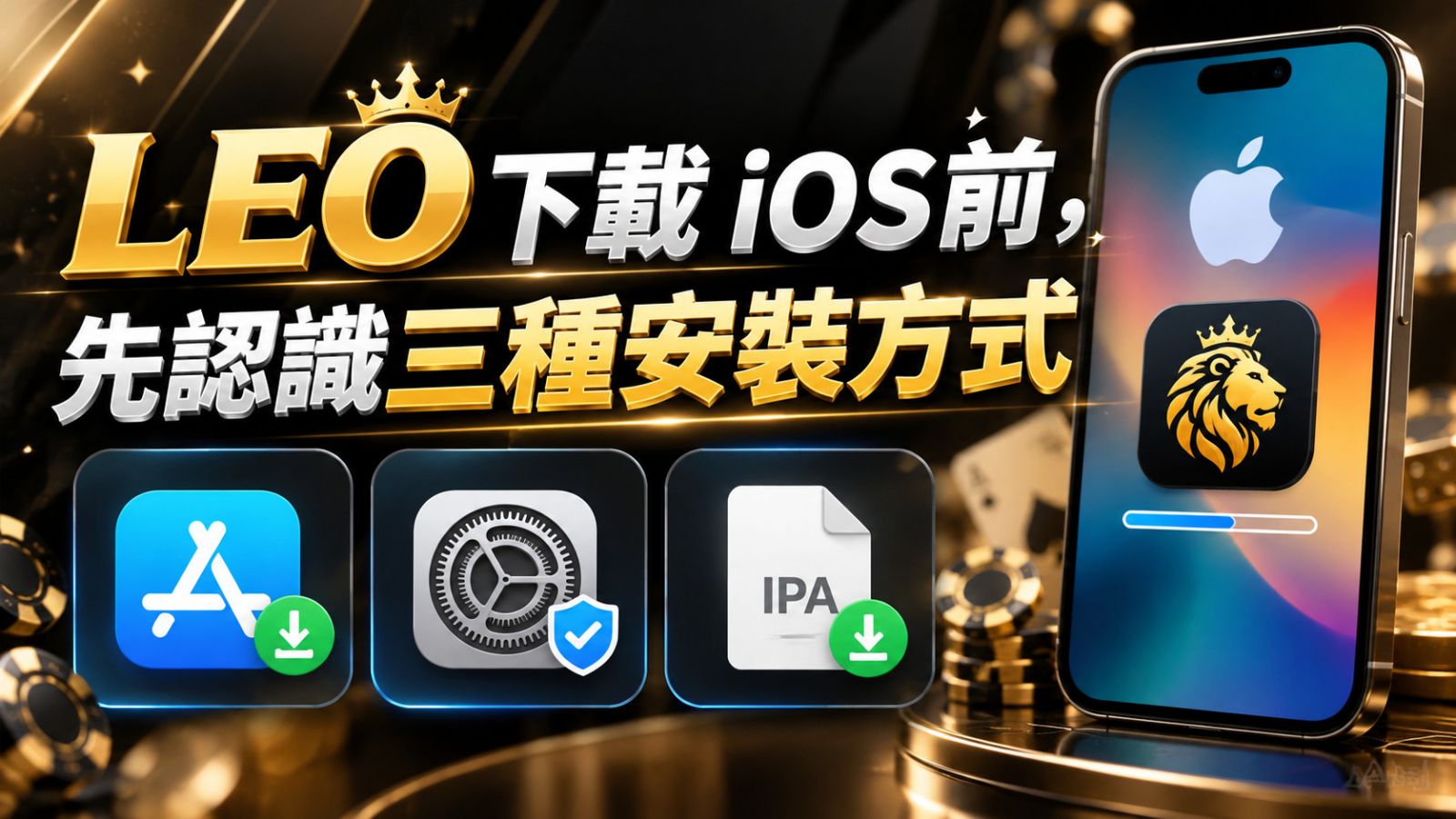 LEO下載iOS前，先認識三種安裝方式